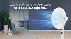 Quạt đứng Toshiba 9 cánh DC inverter F-LSD10(W)VN 30W