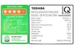 Tủ lạnh Toshiba Inverter 249 lít GR-RT325WE-PMV(06)