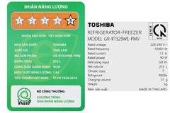 Tủ lạnh Toshiba Inverter 253 lít GR-RT329WE-PMV
