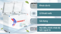 Tủ đông Sanaky Inverter 220 lít VH-2899W3