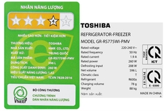Tủ lạnh Toshiba Inverter 596 lít Side By Side GR-RS775WI-PMV(06)-MG