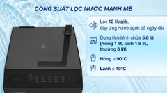 Máy lọc nước RO nóng nguội lạnh Toshiba TWP-W2396SVN(M) 10 lõi – Công nghệ RO 75 GPD Mỹ, đèn UV diệt khuẩn, tạo nước kiềm