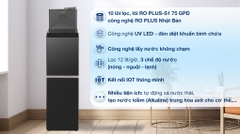Máy lọc nước RO nóng nguội lạnh Toshiba TWP-W2398SVN(M) 10 lõi – Công nghệ RO Plus, đèn UV diệt khuẩn, tạo nước kiềm