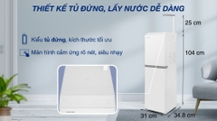 Máy lọc nước RO Toshiba TWP-N2396SVN(W) 10 lõi – Công nghệ RO 75 GPD Mỹ, đèn UV diệt khuẩn, tạo nước kiềm