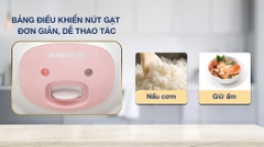 Nồi cơm nắp gài Sunhouse 1.2 lít SHD8217W