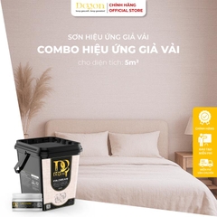 Combo 5m2 Sơn hiệu ứng Giả Vải [Định mức 5m2]|HIỆU ỨNG DE'GON