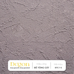 Sơn hiệu ứng bê tông cát[24kg]| Định mức 10-12m2| HIỆU ỨNG DE'GON