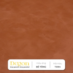 Sơn hiệu ứng bê tông tone màu  Đỏ Hồng [4,5kg] |- Định mức 8-10m2 |HIỆU ỨNG DE'GON