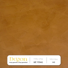 Sơn hiệu ứng bê tông tone Nâu[1,5kg]| -  Định mức 2-3m2 | HIỆU ỨNG DE'GON