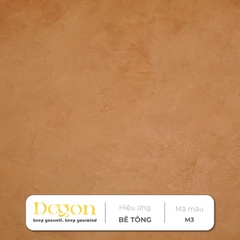 Sơn hiệu ứng bê tông tone Nâu[1,5kg]| -  Định mức 2-3m2 | HIỆU ỨNG DE'GON