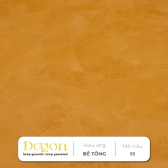 Sơn hiệu ứng bê tông tone Nâu[1,5kg]| -  Định mức 2-3m2 | HIỆU ỨNG DE'GON