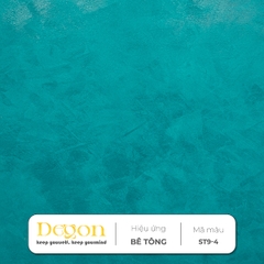 Sản phẩm: Sơn hiệu ứng bê tông tone Xanh  [1,5kg]|Định mức 2-3m2| HIỆU ỨNG DE'GON