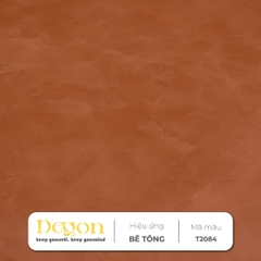 Sơn hiệu ứng bê tông tone màu  Đỏ Hồng [4,5kg] |- Định mức 8-10m2 |HIỆU ỨNG DE'GON