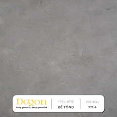 Sơn hiệu ứng bê tông tone Ghi Xám  [1,5kg]|Định mức 2-3m2| HIỆU ỨNG DE'GON