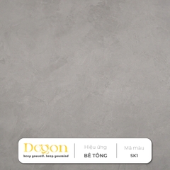 Combo 10m2 sơn hiệu ứng bê tông vân gạt 1 màu[Định mức 10m2]|HIỆU ỨNG DE'GON