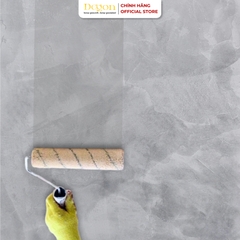 Phủ bóng cứng trong suốt, dùng cho sơn đá, sơn Marble 1KG [PLAS]|Định mức 10m2 |HIỆU ỨNG DE'GON