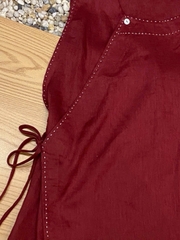 STILLNESS TOP burgundy