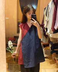 Áo Stillness (áo 2 màu xanh đỏ)