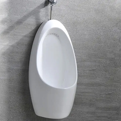 Bồn tiểu nam treo tường màu trắng xả nhấn - MT0025