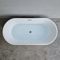 Bồn Tắm Oval Cạnh Thẳng Viền Mỏng MT-0017