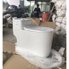 Bồn cầu liền khối màu trắng trơn - MT0016