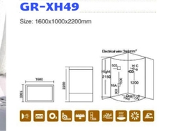 Phòng xông hơi ướt massage MT-XH49B (1600x1000x2200mm)