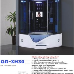 Phòng xông hơi ướt massage  MT-XH30 (1380x1380x2150mm)