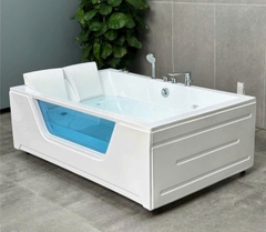 Bồn Tắm Đôi Chữ Nhật Kính 1.7m MKT-17