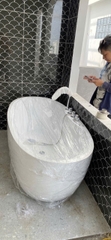 Bồn Tắm Oval Gắn Sen Vòi VKT-17