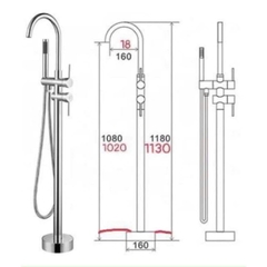 Sen bồn tắm đặt sàn MT-010