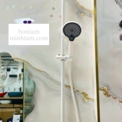 Sen cây đồng nhấn màu trắng mặt kính tròn cao cấp MT-SN5T