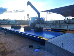 Lắp đặt trạm cân xe tải 60 tấn| Kiểu nổi || 3mx12m