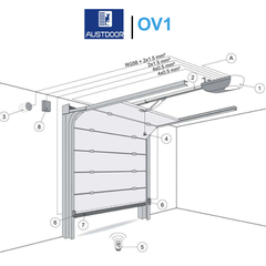 Cửa Trượt Trần OVERHEAD OV1