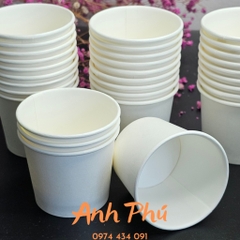 2.000 Ly giấy Thùy Linh màu trắng 2.5OZ , Cốc giấy dùng 1 lần 50pcs / 1 túi. Bán buôn