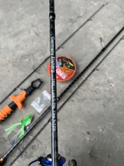 Combo 133 cần lure germany fishing +máy pioner chromium 2000