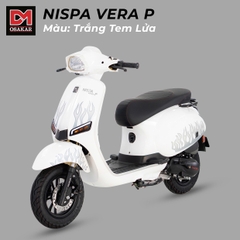 NISPA VERA P  màu trắng đen lửa