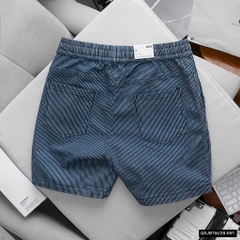 QUẦN SHORT DENIM BLUE STRIPED
