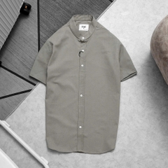 ÁO SƠ MI LINEN MANDARIN COLLAR