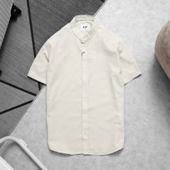 ÁO SƠ MI LINEN MANDARIN COLLAR