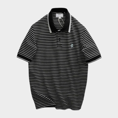 Áo Polo Knit Striped Icon Tropical