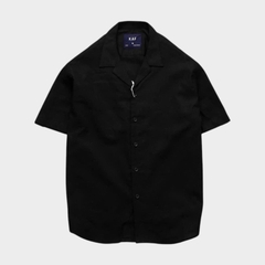 Áo Sơ Mi Linen Cuban Form Fitted