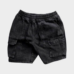 Quần Short Cargo Denim Relaxed