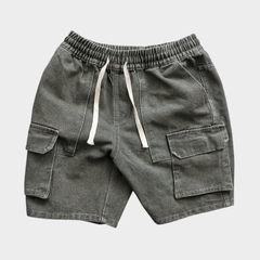 Quần Short Cargo Denim Relaxed