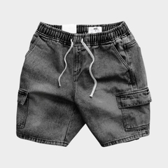Quần Short Jeans Cargo Relaxed