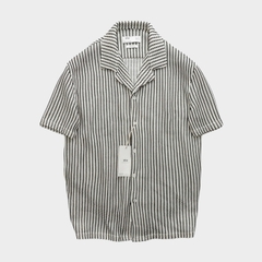 Áo Sơ Mi Cuban Vertical Stripes Relaxed