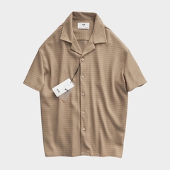 Áo Sơ Mi Cuban Textured Form Regular Fit
