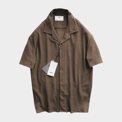Áo Sơ Mi Cuban Textured Form Regular Fit
