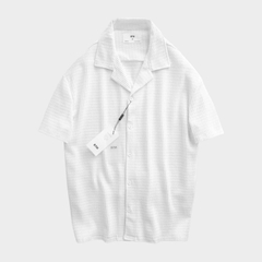 Áo Sơ Mi Cuban Textured Form Regular Fit