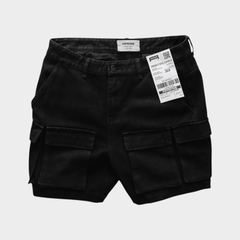 Quần Short Denim Cargo Form Relaxed