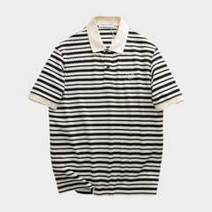 Áo Polo Jacquard Striped Regular Fit
